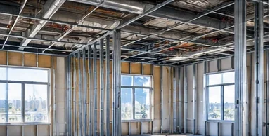 Commercial space under construction